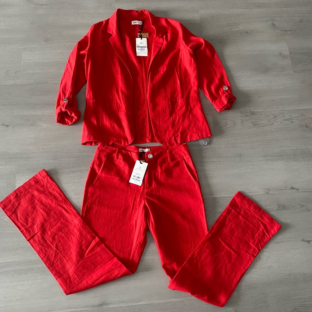 Lolita Vibrant Red Matching Set size 4